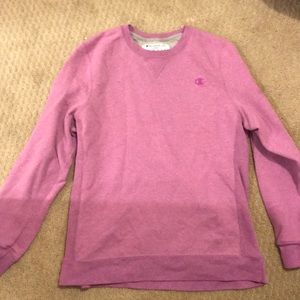 purple champion crewneck